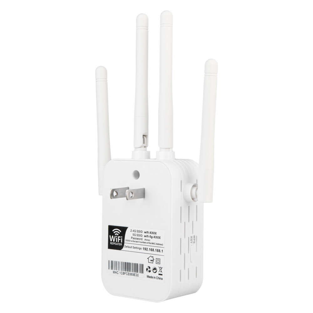 CUTTING-EDGE TECHNOLOGY 1200Mbps wireless WiFi signal repeater