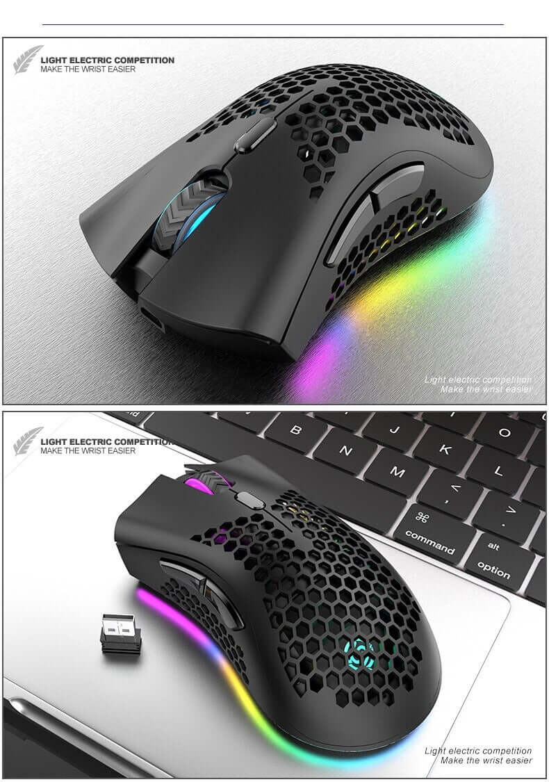Wireless RGB Gaming Mouse for PC