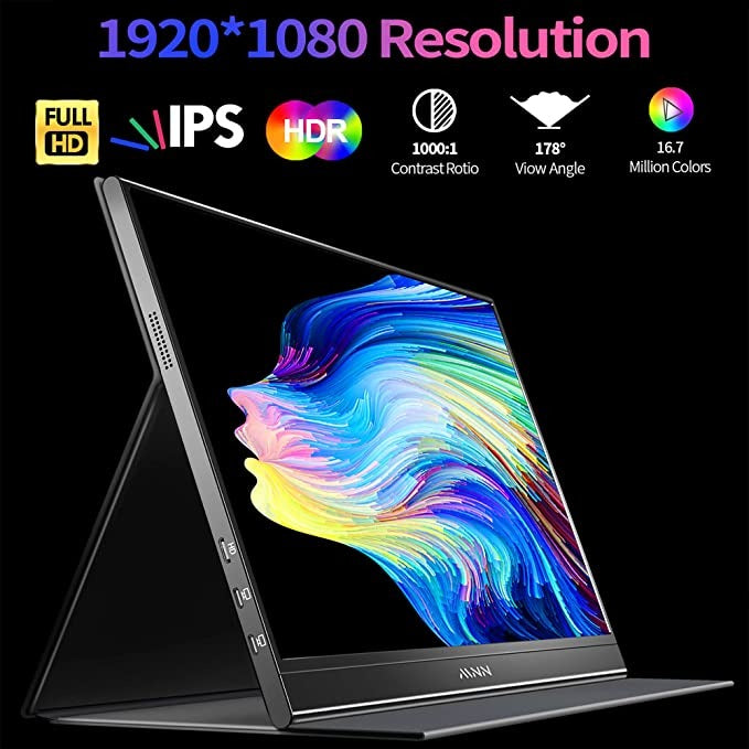 CUTTING-EDGE TECHNOLOGY Ultra-Thin Portable Metal Display Monitor for PS4