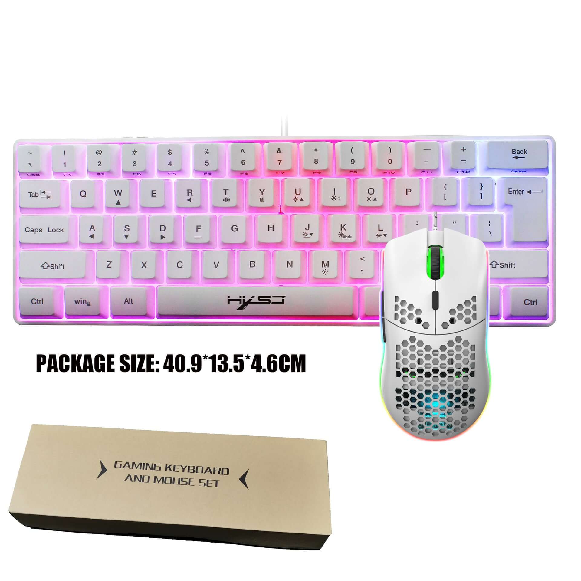 RGB Gaming Membrane Keyboard with Shortcuts