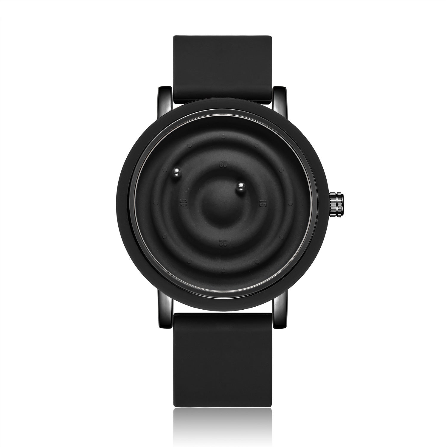 CUTTING-EDGE TECHNOLOGY black fashion concept suspension watch