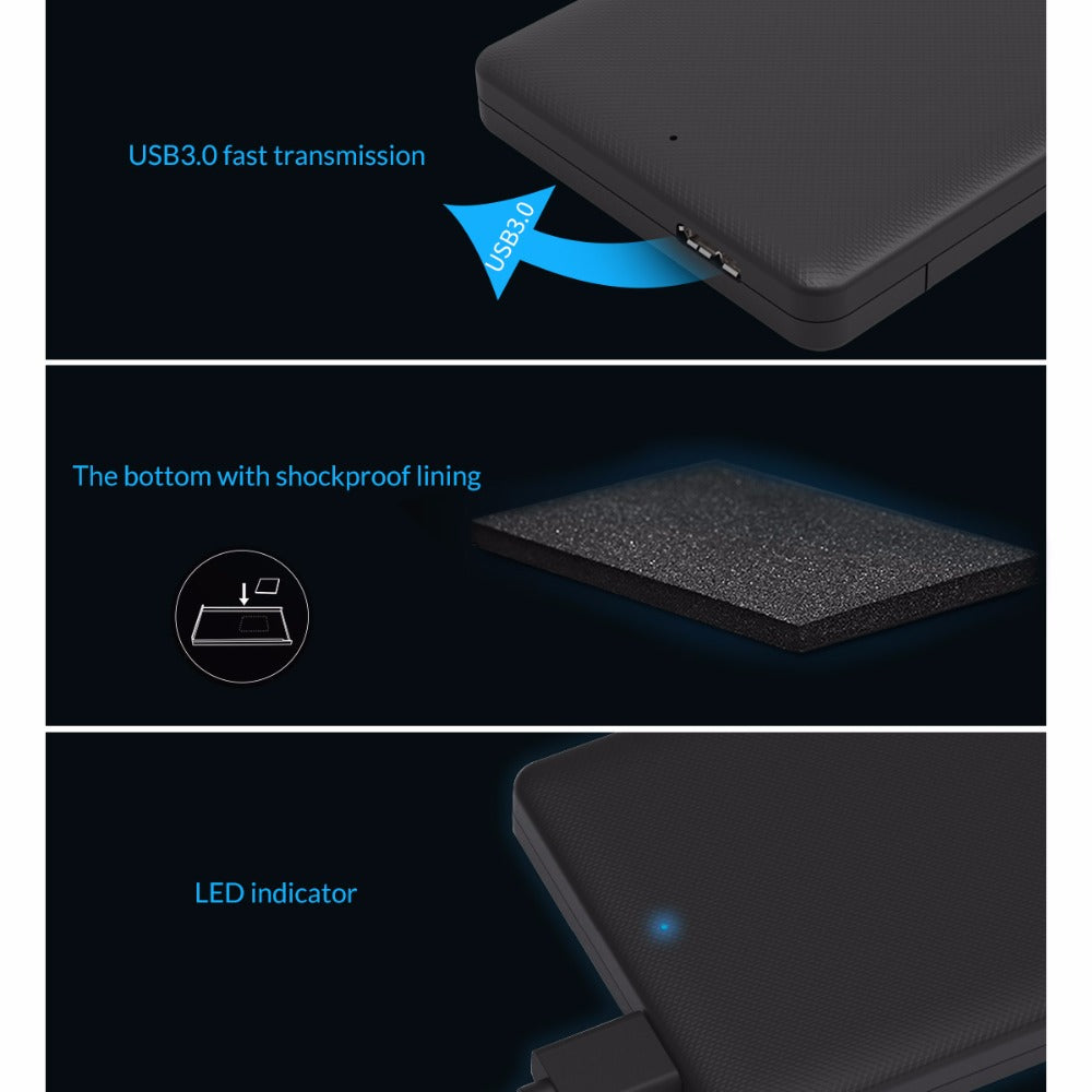 CUTTING-EDGE TECHNOLOGY ORICO 2577U3 USB 3.0 2.5-Inch SATA SSD Enclosure