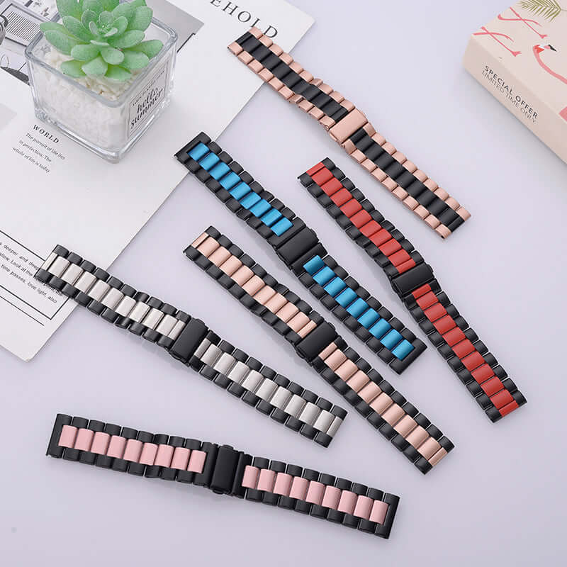 CUTTING-EDGE TECHNOLOGY stainless steel strap smart watch