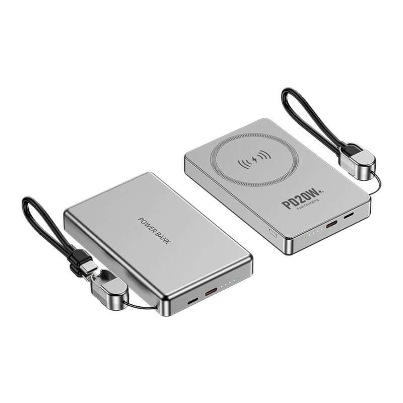 CUTTING-EDGE TECHNOLOGY Ultra-Thin Magnetic Wireless Power Bank