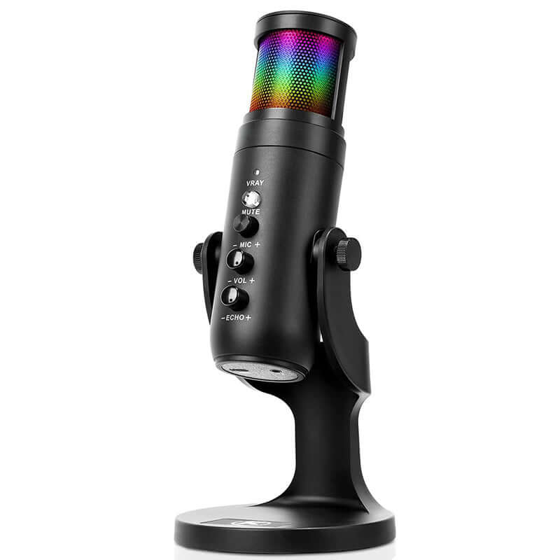 CUTTING-EDGE TECHNOLOGY RGB USB Condenser Microphone