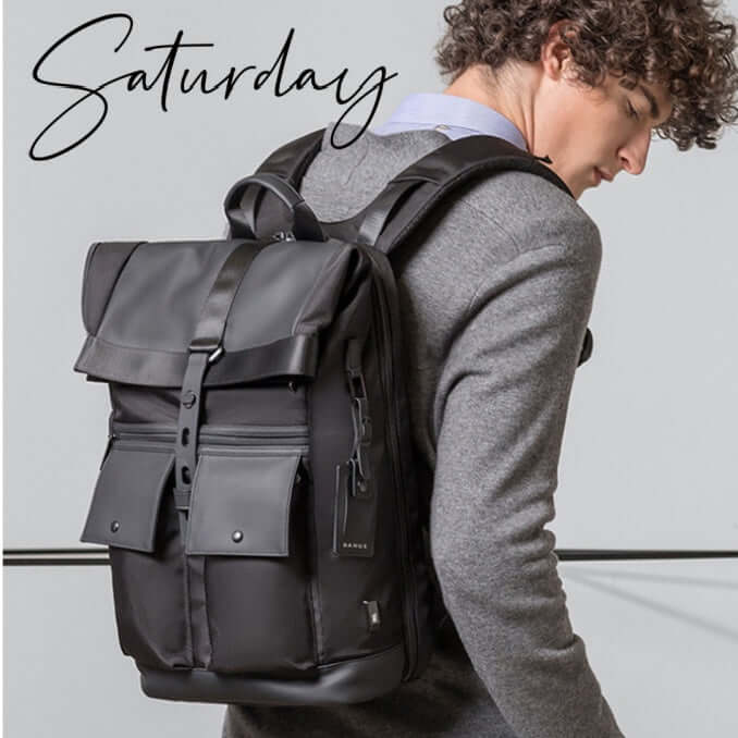 CUTTING-EDGE TECHNOLOGY men's anti-theft waterproof laptop travel backpack with USB charging