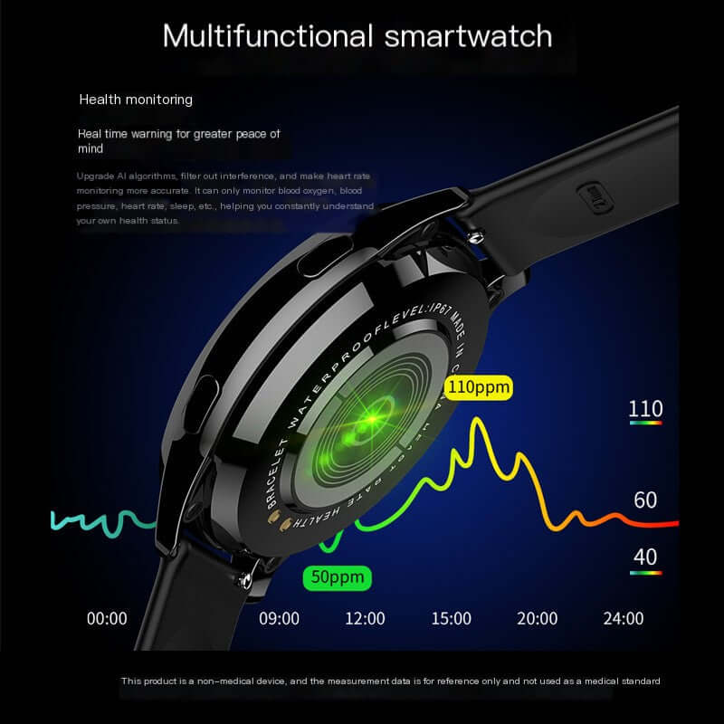CUTTING-EDGE TECHNOLOGY Smartwatch With Health Monitoring and Bluetooth Calls