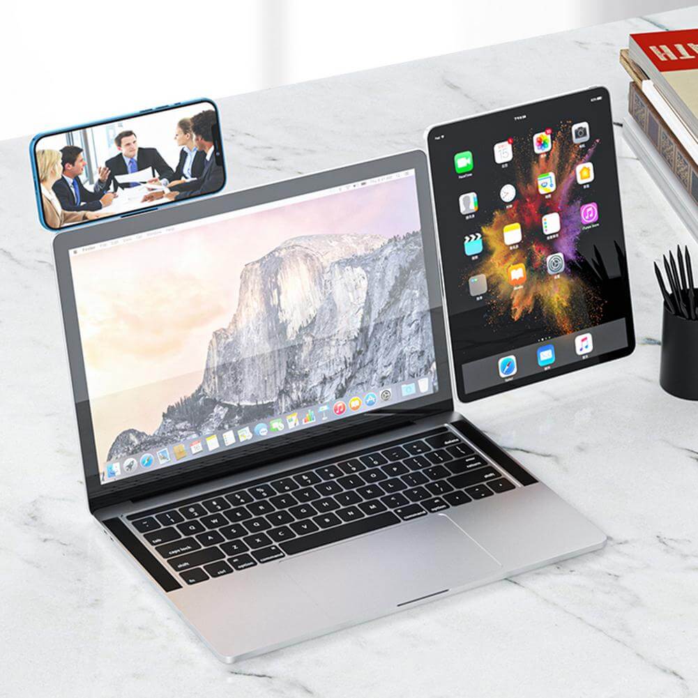 CUTTING-EDGE TECHNOLOGY Adjustable Laptop Phone Holder