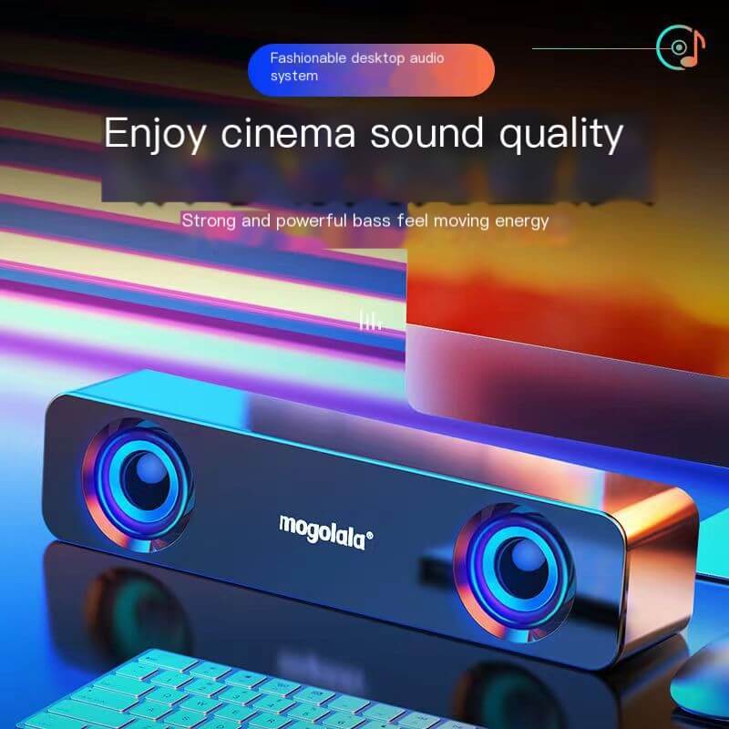 CUTTING-EDGE TECHNOLOGY Q1 Mini Bluetooth Desktop Speaker