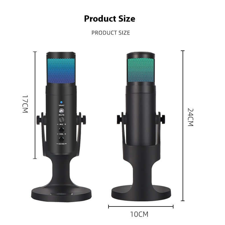 CUTTING-EDGE TECHNOLOGY RGB USB Condenser Microphone
