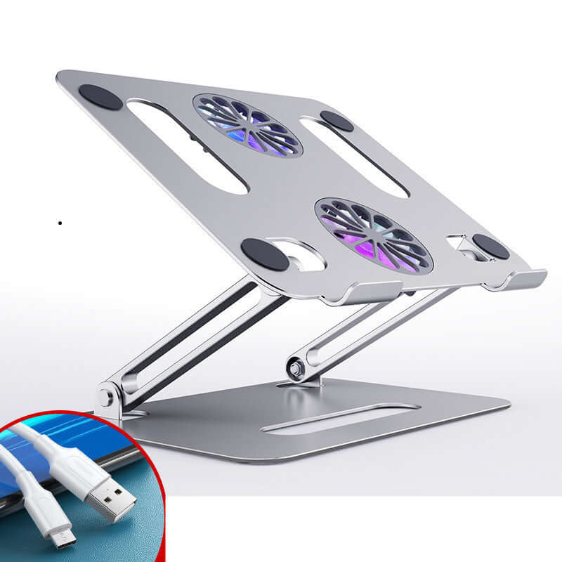 CUTTING-EDGE TECHNOLOGY foldable aluminum alloy desktop laptop stand