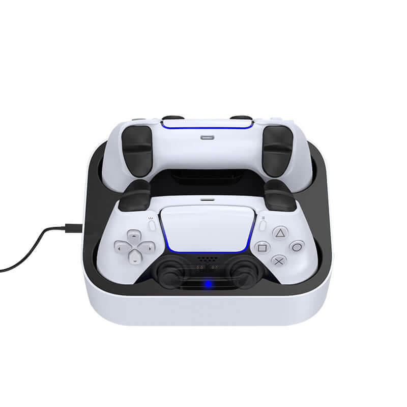 CUTTING-EDGE TECHNOLOGY PS5 Dual Gamepad Charging Dock for Gaming Controllers