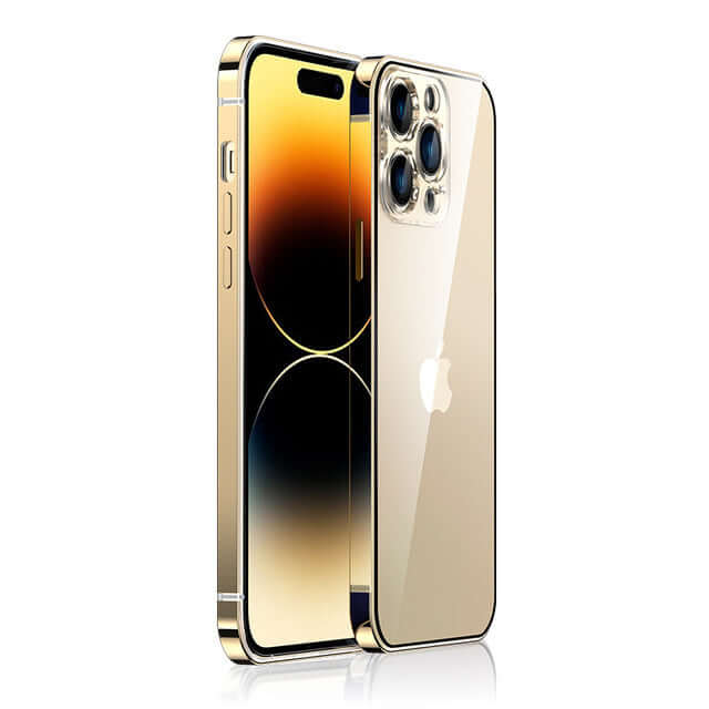 CUTTING-EDGE TECHNOLOGY Stainless Steel iPhone Case 14/13/12